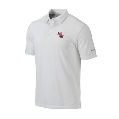 Mississippi State Columbia Golf Vault Omni-Wick Drive Polo