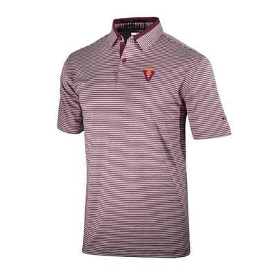 Virginia Tech Columbia Golf Vault Omni-Wick Golden Hills Polo