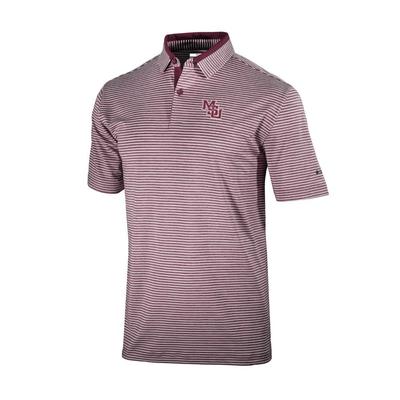 Mississippi State Columbia Golf Vault Omni-Wick Golden Hills Polo