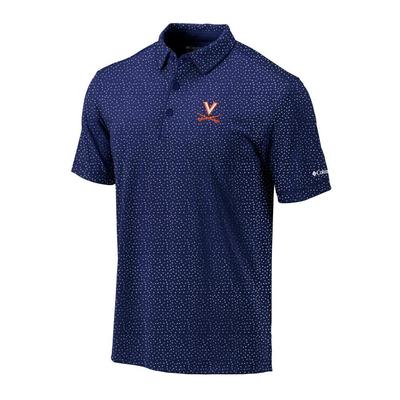 Virginia Columbia Golf Omni-Wick Slicer Polo