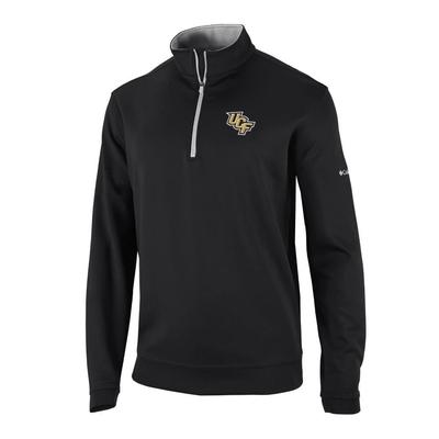 UCF Columbia Golf Omni Wick Wickham Hills 1/4 Zip BLACK