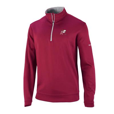 Arkansas Columbia Golf Vault Omni-Wick Wickham Hills 1/4 Zip