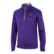  Clemson Columbia Golf Vault Omni- Wick Wickham Hills 1/4 Zip