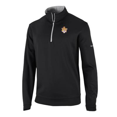 LSU Columbia Golf Vault Omni-Wick Wickham Hills 1/4 Zip