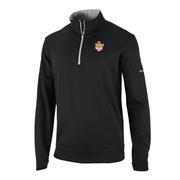  Lsu Columbia Golf Vault Omni- Wick Wickham Hills 1/4 Zip