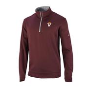  Virginia Tech Columbia Golf Vault Omni- Wick Wickham Hills 1/4 Zip