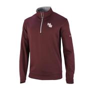  Mississippi State Columbia Golf Vault Omni- Wick Wickham Hills 1/4 Zip