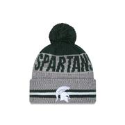  Michigan State New Era Runner Pom Knit Beanie