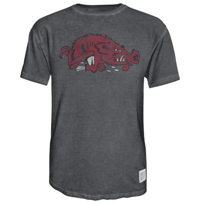 Arkansas Retro Brand Oil Wash Tee