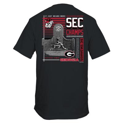 Georgia SEC 2024 Football Champs Trophy Tee