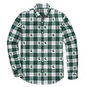  Michigan State Jack And Sage Fandom Box Logo Flannel