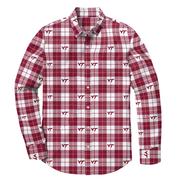  Virginia Tech Jack And Sage Fandom Box Logo Flannel