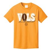  Tennessee Youth Cfp Vols Retro Wordmark Tee