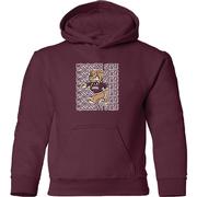  Mississippi State Youth Vintage Mascot Hoodie