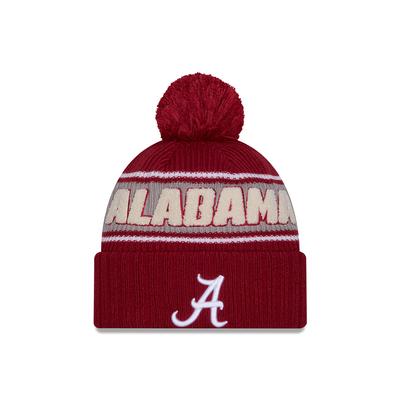 Alabama New Era Sport Pom Knit Beanie