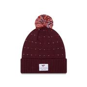  Virginia Tech New Era Youth Labeled Pom Knit Beanie