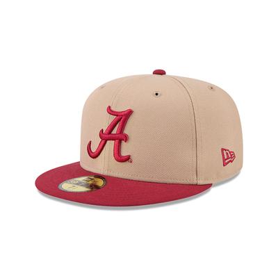 Alabama New Era 5950 Flat Bill Fitted Cap