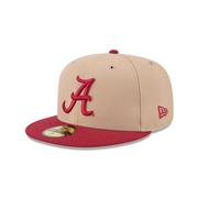  Alabama New Era 5950 Flat Bill Fitted Cap