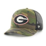  Georgia 47 Brand Camo Trucker Snapback Cap