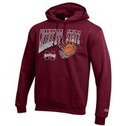  Mississippi State Champion Wordmark Basketball Net Logo Hoodie