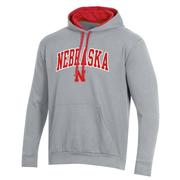  Nebraska Champion Men's Arch Fleece Hoodie