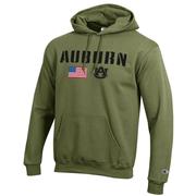  Auburn Champion Military Font Americana Hoodie