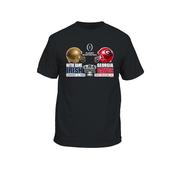  Georgia 2025 Sugar Bowl Bound Short Sleeve Match Up Tee