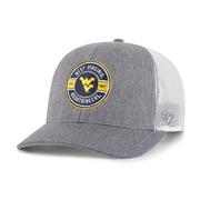  West Virginia 47 Brand Hash Mark Trucker Adjustable Hat