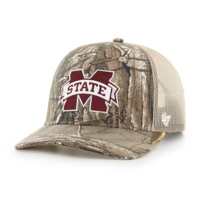 Mississippi State 47 Brand Realtree Mesh Trucker Cap