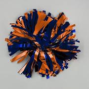  Navy And Orange Go Team Spirit Wrist Pom