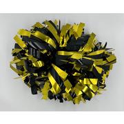  Black And Gold Go Team Spirit Extra Large Pom