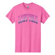  Tennessee Lady Vols Arch Fade Pink Tee