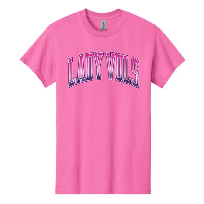 Tennessee Lady Vols Arch Fade Pink Tee