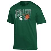  Michigan State Champion Wordmark Basketball Net Logo Tee