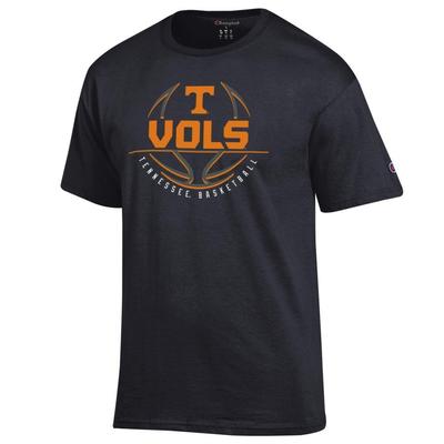 Tennessee Champion Dark Mode Basketball Vols Tee