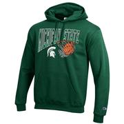  Michigan State Champion Wordmark Basketball Net Hoodie