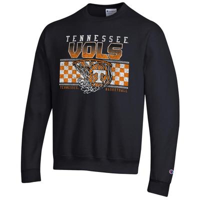 Tennessee Champion Dark Mode Basketball Net Checkerboard Crew