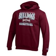  Mississippi State Champion Youth Wordmark Logo Basketball Hoodie