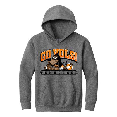 Tennessee YOUTH Go Vols Sports Hooded Sweatshirt