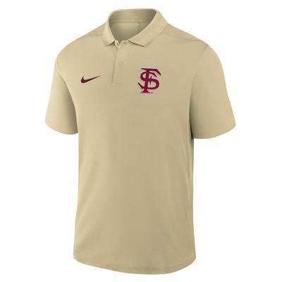 Florida State Nike Dri-Fit Victory Baseball Logo Polo TM_GOLD