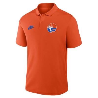 Florida Nike Dri-Fit Victory Legacy Vault Logo Polo UNIV_ORANGE