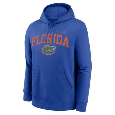 Florida Jordan Brand Arch Club Fleece Hoodie GAME_ROYAL