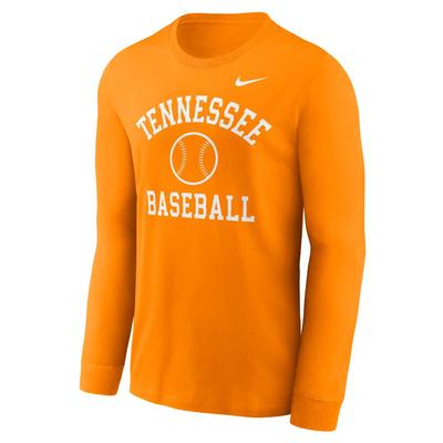 Tennessee Nike Baseball Icon Cotton Long Sleeve Tee