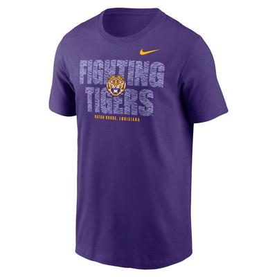 LSU Nike Primary Logo Cotton Tee