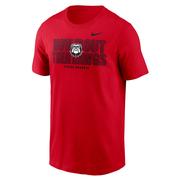  Georgia Nike Primary Logo Cotton Tee