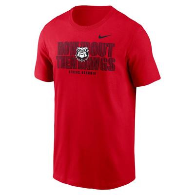 Georgia Nike Primary Logo Cotton Tee