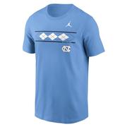  Unc Jordan Brand Primary Logo Cotton Tee