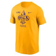  Lsu Nike Primary Wordmark Cotton Tee