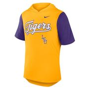  Lsu Nike Dri- Fit Hoodie Tee