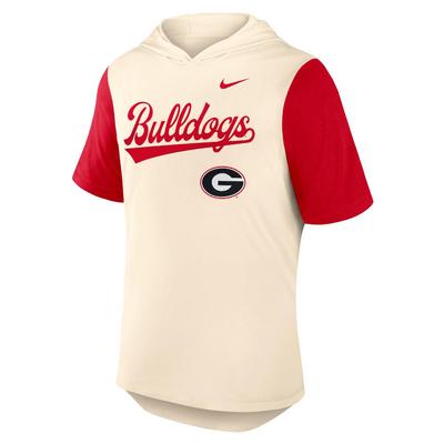 Georgia Nike Dri-Fit Hoodie Tee